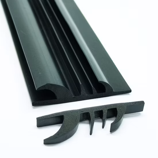 OEM EPDM NBR Silicone Extruded Rubber Seal Gasket Strip Sliding Door Seal Sliding Window Weather Strip