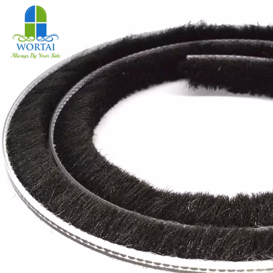 Black Pile Weather Strip for Pet Door Seal